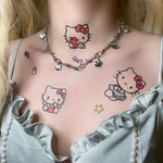 Bracelet-Hello-Kitty-en-alliage-accessoires-pour-les-mains-chat-Kt-Double-Ins-cadeau-pour-fille