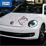 TAKARA-TOMY-autocollant-mignon-de-voiture-avec-dessin-anim-Hello-Kitty-couverture-de-t-te-de
