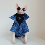 Sphynx-manteau-de-Cowboy-sans-poils-pour-chat-joli-manteau-en-Denim-la-mode-animal-de