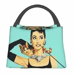 Audrey-Hepburn-sac-d-jeuner-isotherme-pour-femme-bo-te-Bento-r-utilisable-pour-actrice-britannique