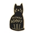 Broches-boutons-chat-en-mail-noir-pour-sac-v-tements-veuillez-adopter-le-Badge-de-dessin