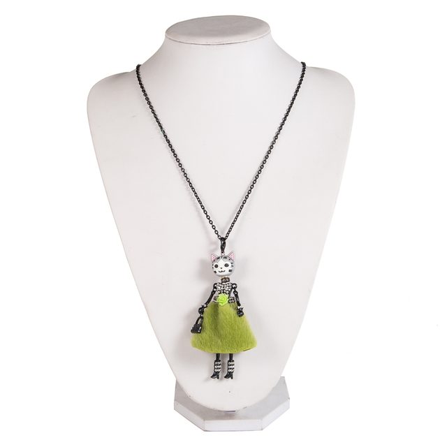 Pendentif moustache de chat - Pendentifs - Bijou ambre et argent