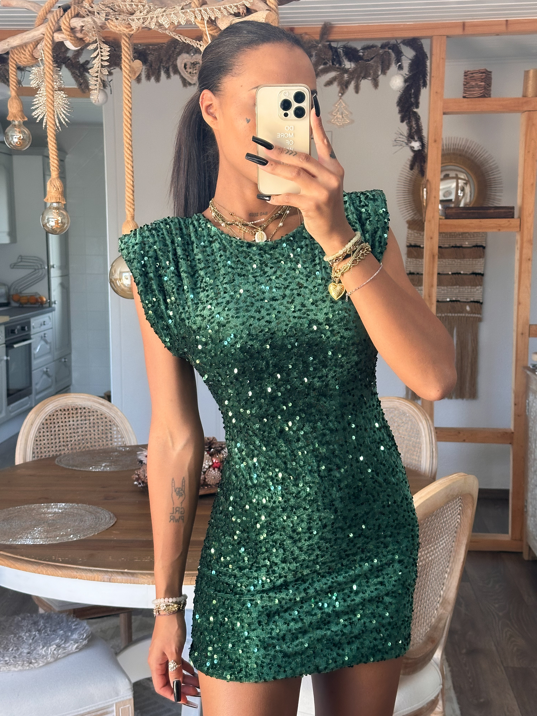 Robe Courte Morgan Robe Paillette Robe Courte Effet Paillettes