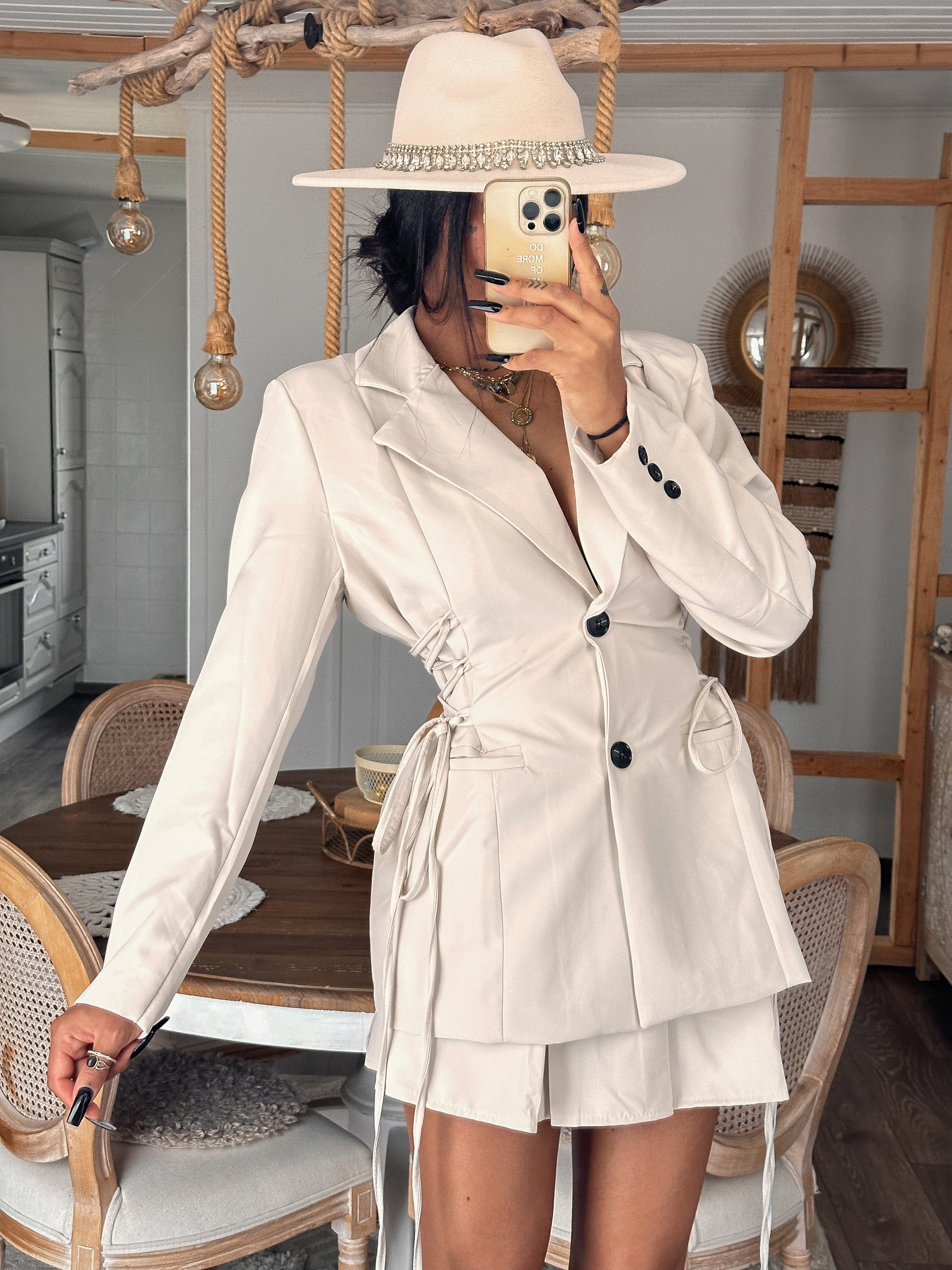 ensemble blazer et jupe