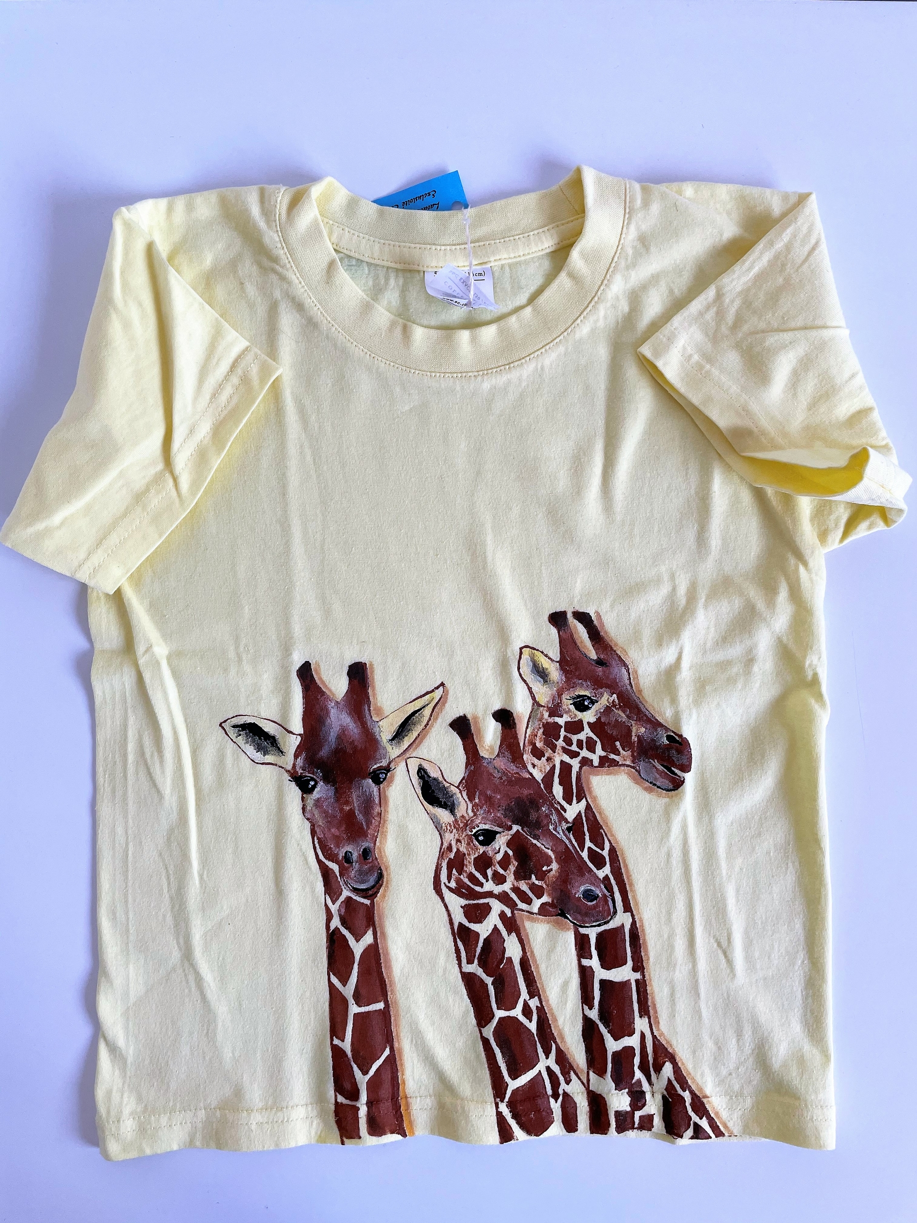 t-shirt enfant girafe (2)