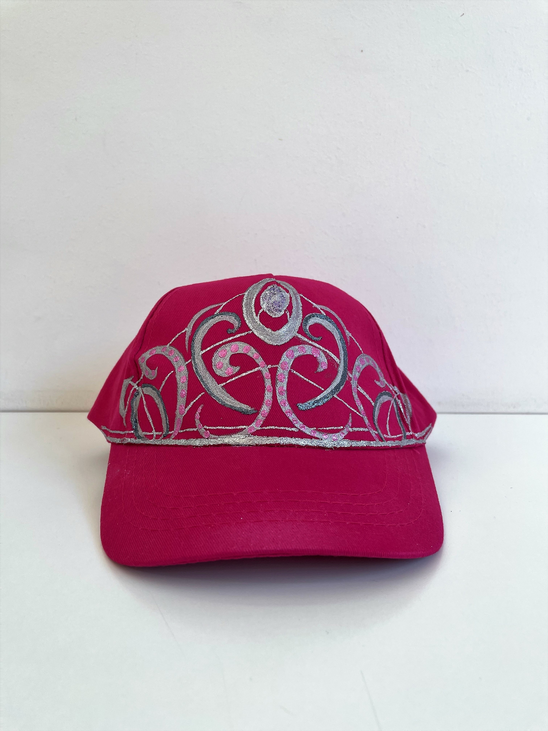 casquette rose enfant couronne (4)