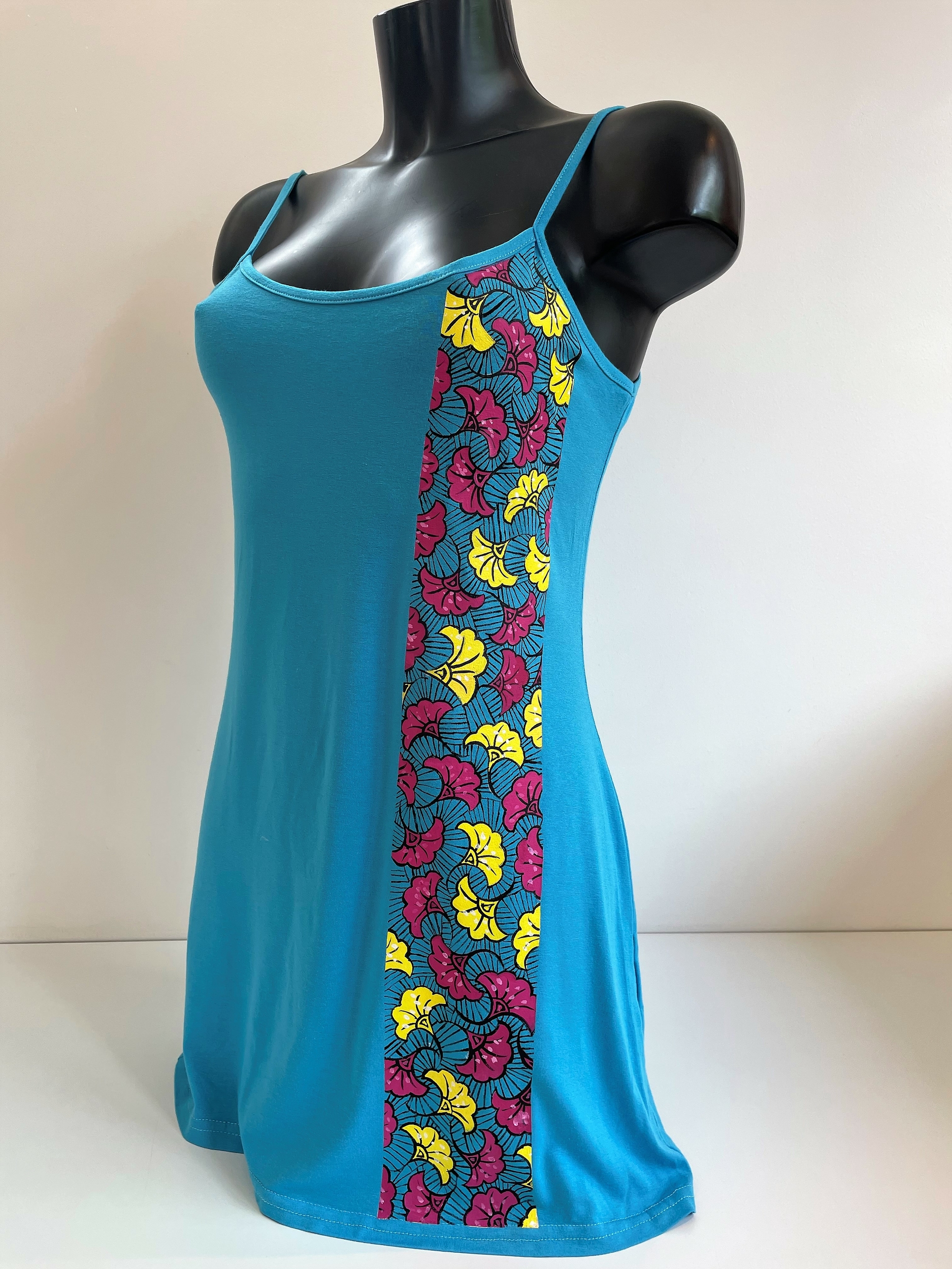 robe de plage bleue wax (4)