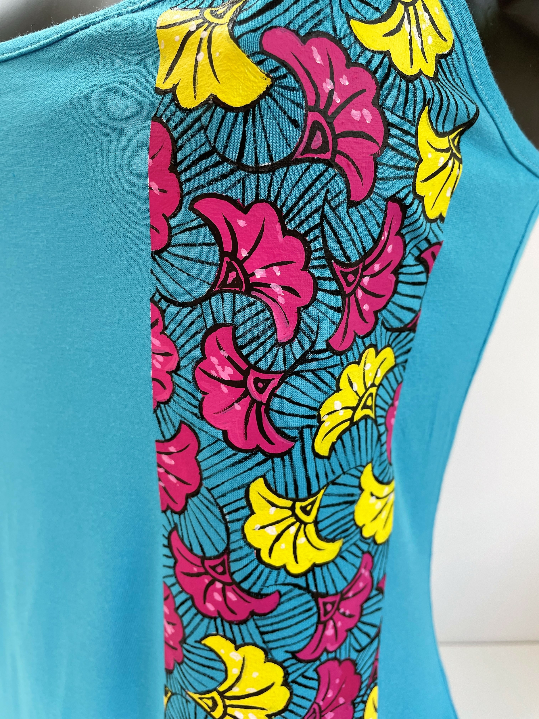 robe de plage bleue wax (6)