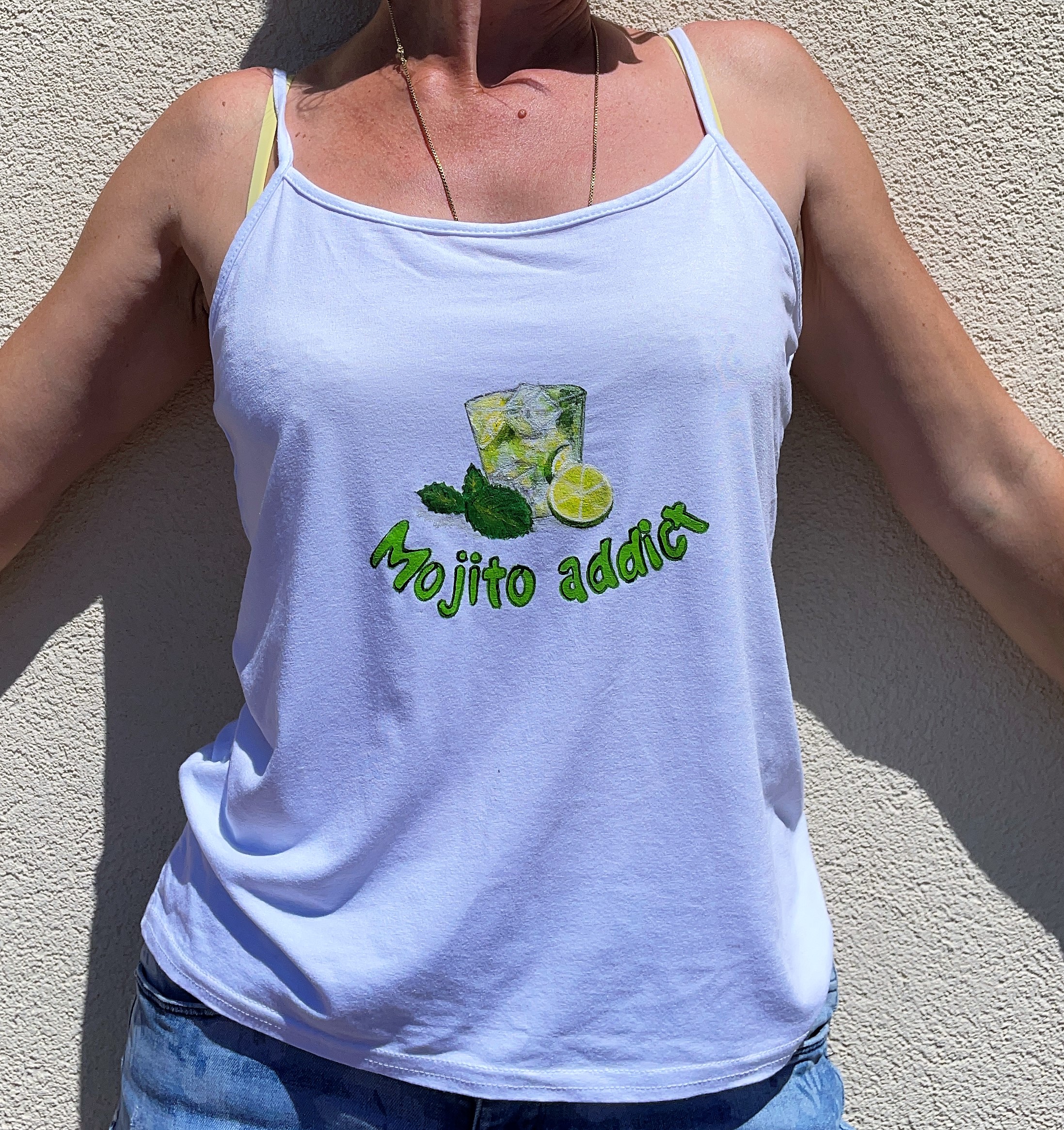 Top blanc Mojito Addict