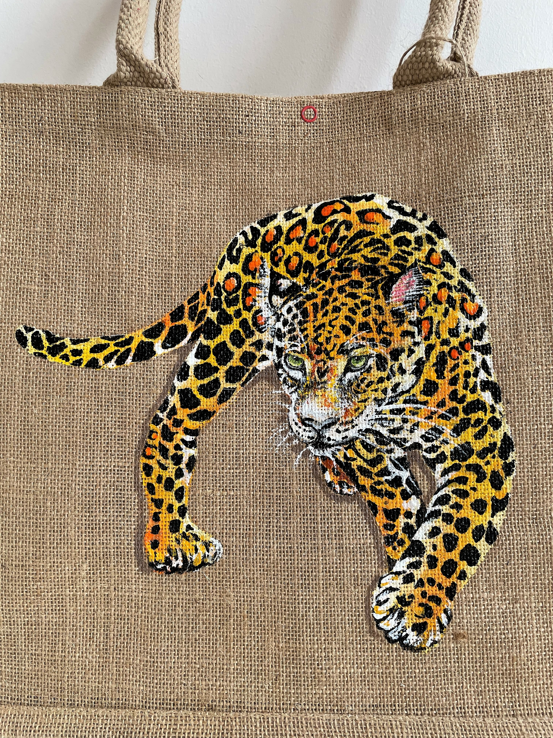 sac jute XL léopard (1)