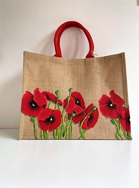 sac XL coquelicot anse rouge (1)