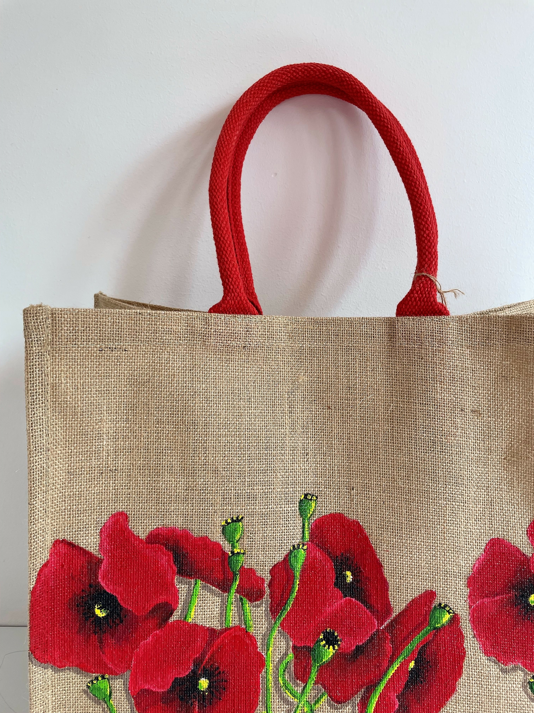 sac XL coquelicot anse rouge (3)