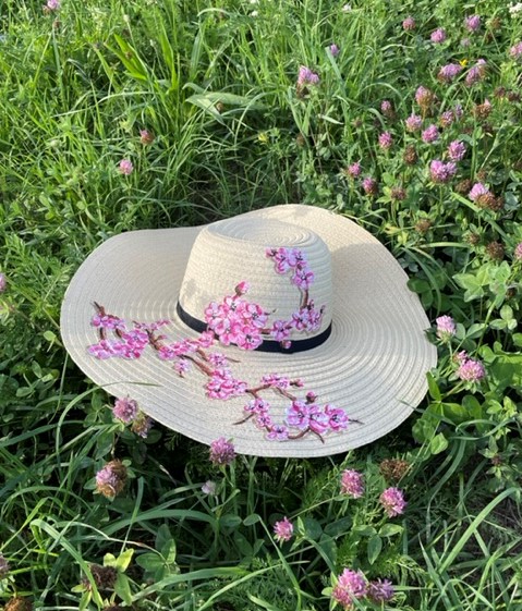 Chapeau fleurs de cerisiers (5)