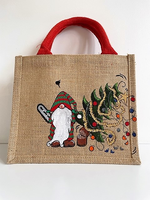 Sac mon nain de Noël en colère