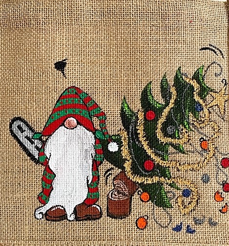 sac jute anses rouge lutin colère (5)