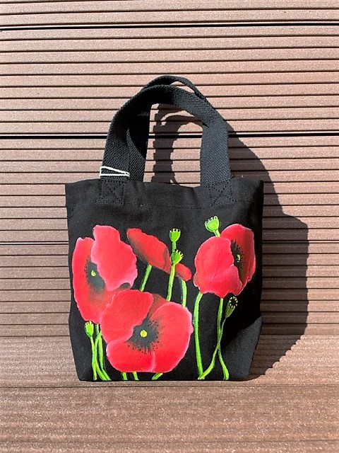 sac XS coton coquelicots (4)