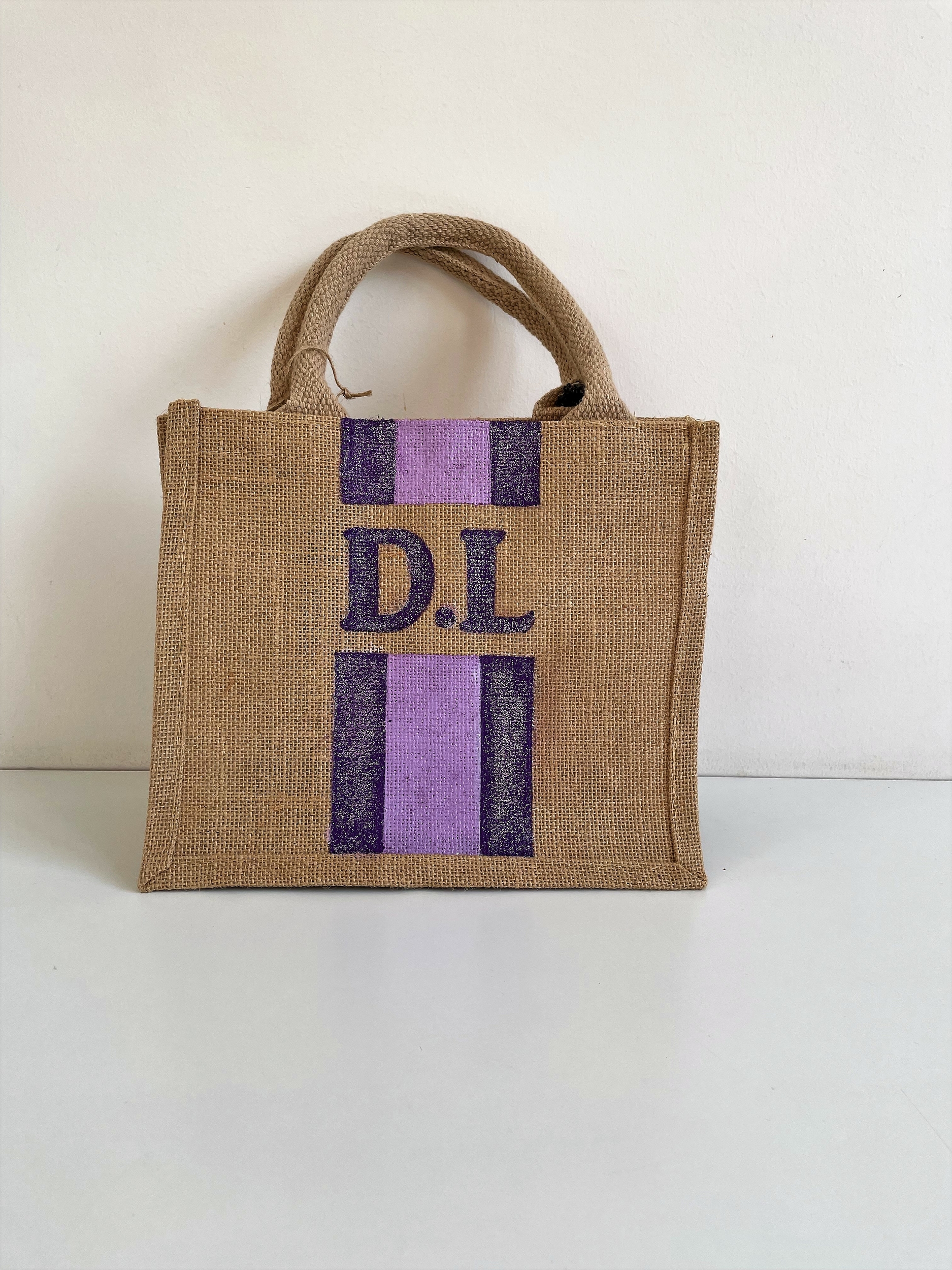 Sac cabas jute à personnaliser