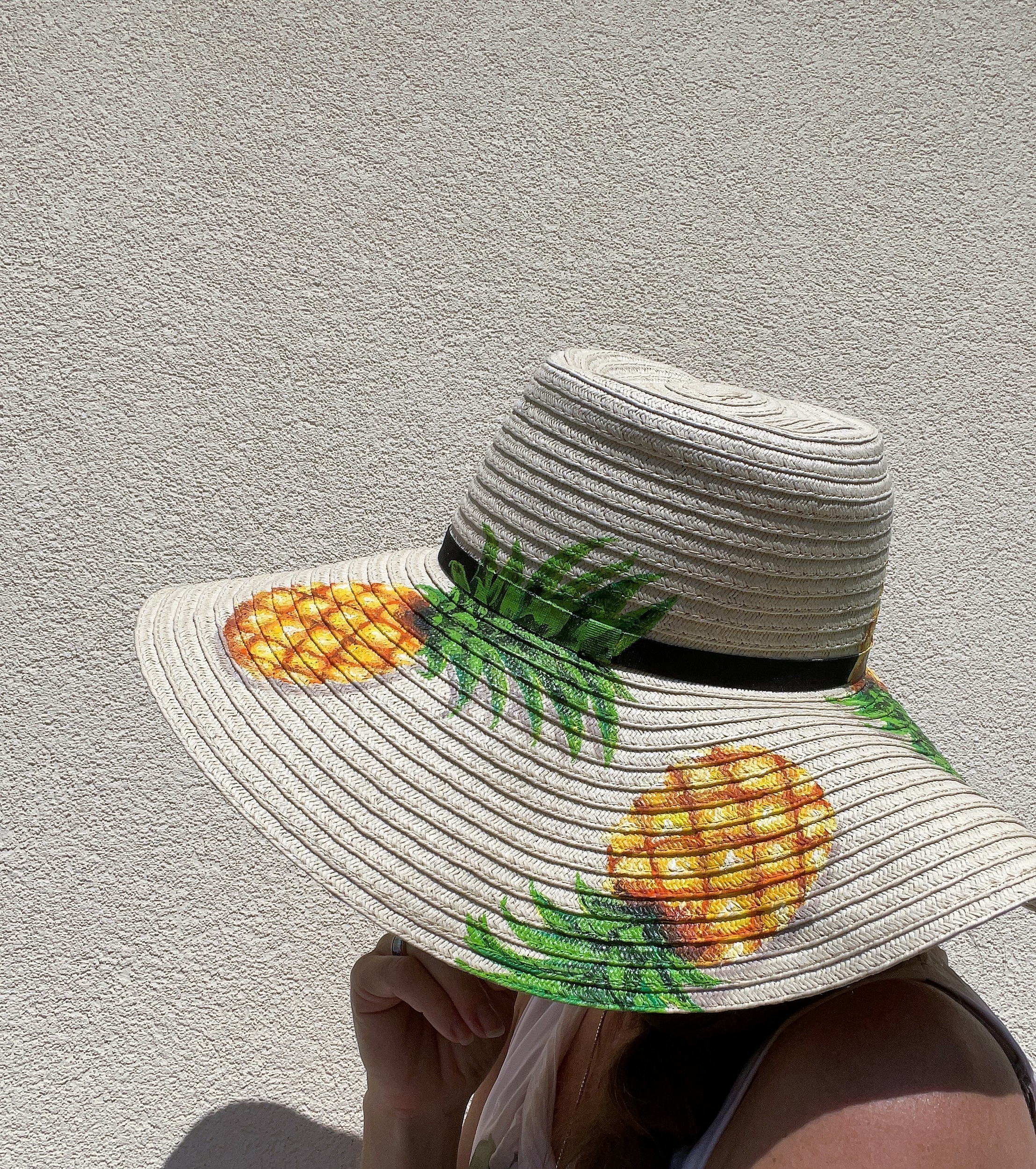 chapeau beige ananas (6)