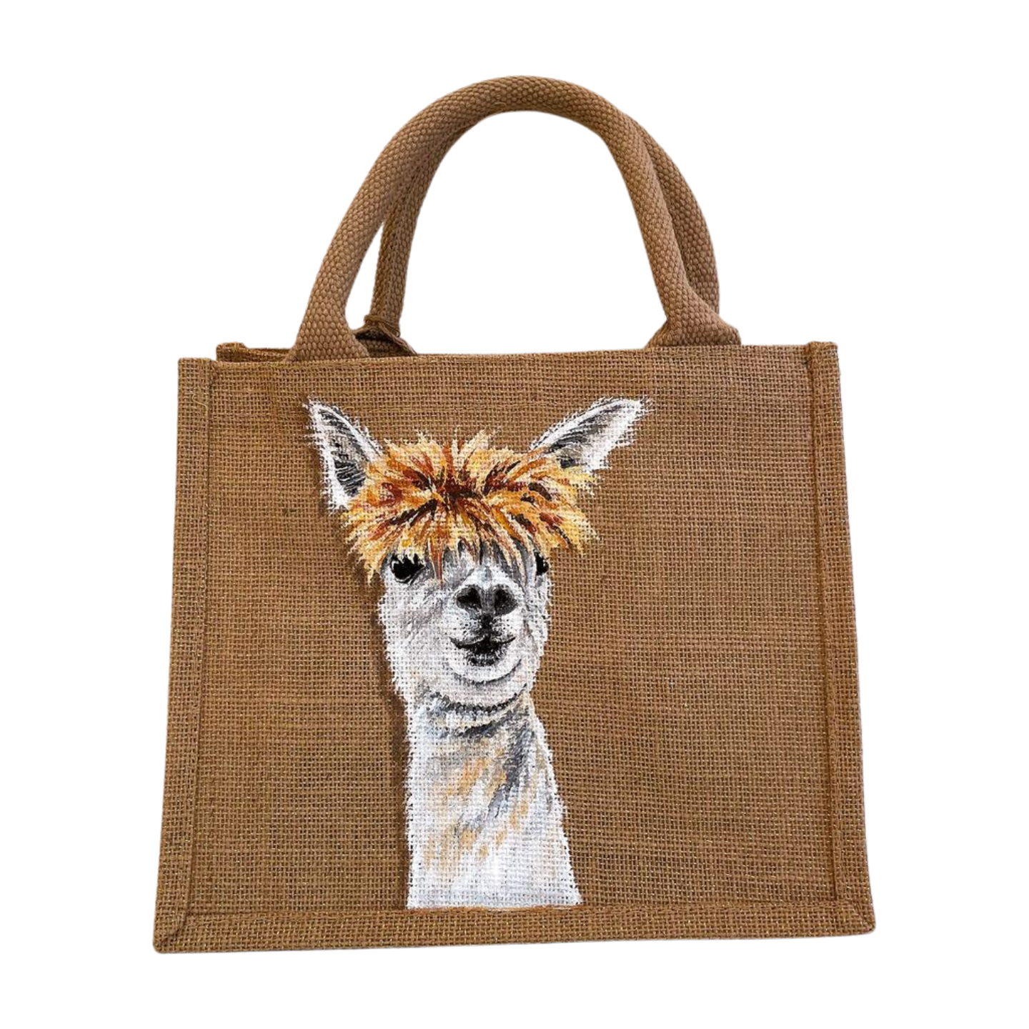 Sac en jute Lama Mon Amour !