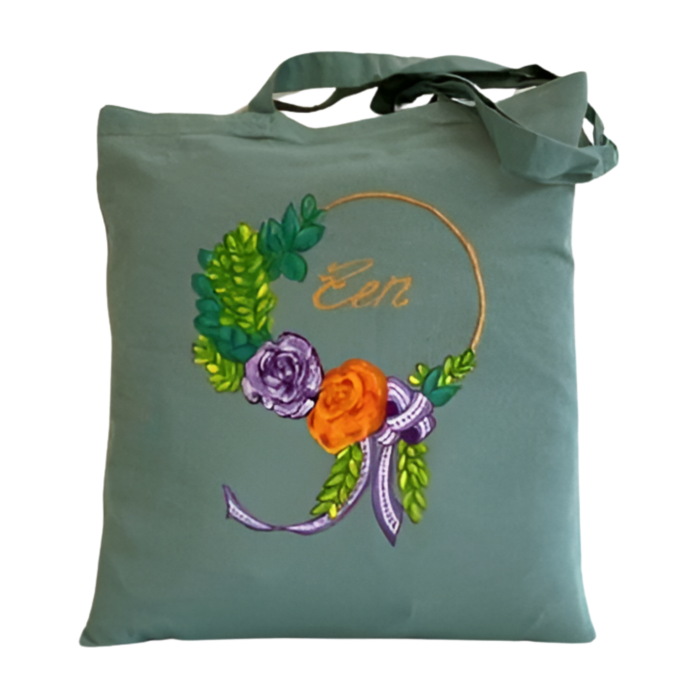 Tote bag Zen et fleurs