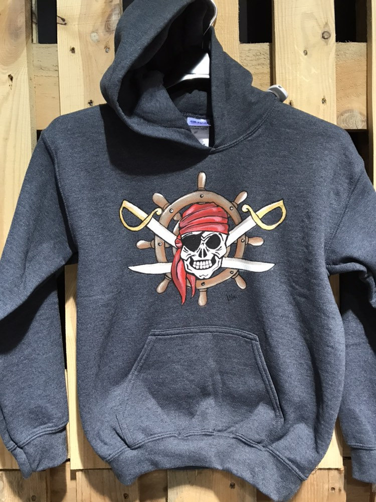sweat-enfant-gris-pirate