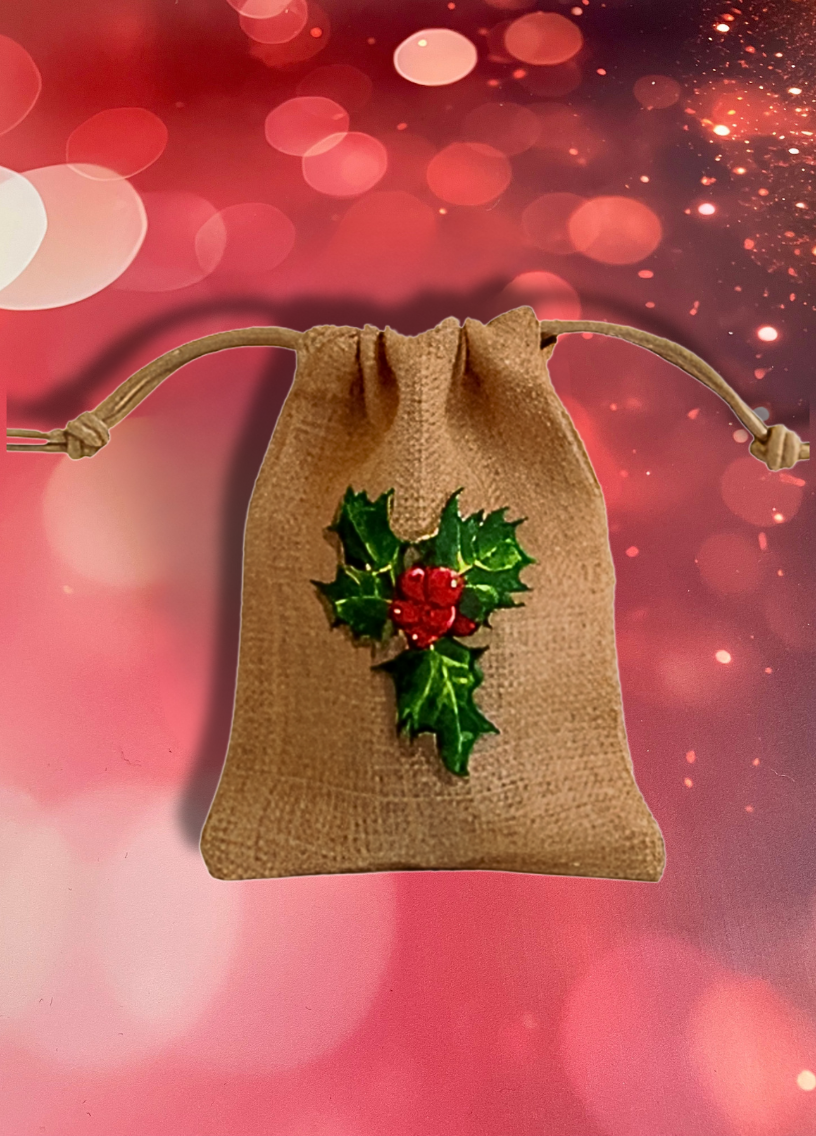 Lot De 10 Petites Marron Sac à Fond Bloc Avec Insert De