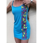 robe de plage bleue wax (2)