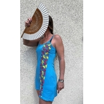 robe de plage bleue wax