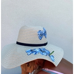 chapeau fleurs bleues (1)