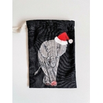 pochon noir éléphant de Noël (2)