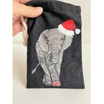 pochon noir éléphant de Noël (9)