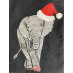 pochon noir éléphant de Noël (4)