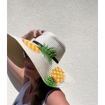 chapeau beige ananas (7)