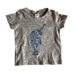 T-shirt_bebe tigre d'eau peint à la main par Elles et No.