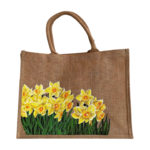 sac XL jonquilles peint à la main par Elles et No.