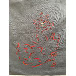 tote bag gris avec danseuse flamenca peinte à la main  (3)