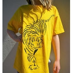 t-shirt-enfant-jaune-tigre