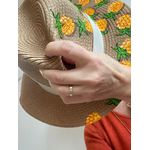 chapeau panama avec ananas peints à la main (8)