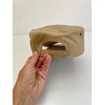 casquette cubaine couleur olive beige avec la tête de Che Guevara peinte à la main par Elles et No.