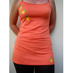 robe nuisette orange avec ananas