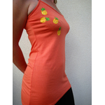 robe nuisette orange avec ananas