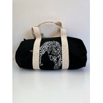 sac de sport avec un léopard Peitnt à la main par Elles et No.(3)