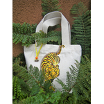 sac en coton bio avec tigre