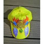 casquette enfant jaune attrape-rêves