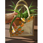 sac jute et coton ananas