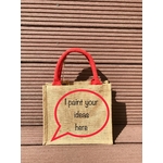 petit sac en jute à personnaliser