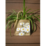 sac jute XS avec marguerites