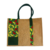 sac de plage en jute avec des motifs max peints à la main par Elles et No;