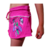 Jupe-short rose enfant avec attrape-rêves peint à la main par Elles et No.