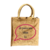 sac jute medium personnalisable à la main par Elles et No.